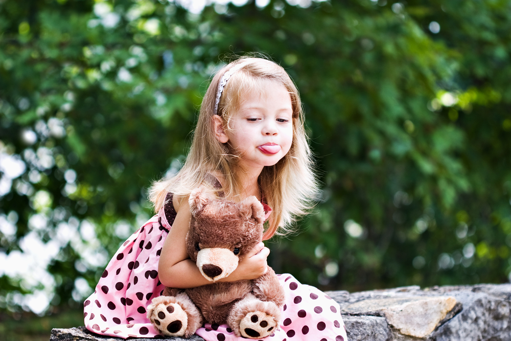 teddy bear girl
